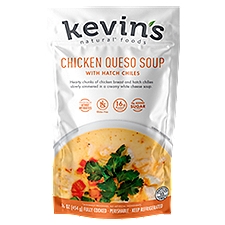 Kevin's Natural Foods Chicken Queso Soup with Hatch Chiles, 16 oz