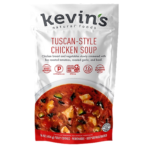Kevin's Natural Foods Tuscan-Style Chicken Soup, 16 oz