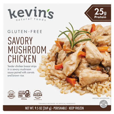 Kevin's Natural Foods Gluten - Free Savory Mushroom Chicken, 9.5 oz