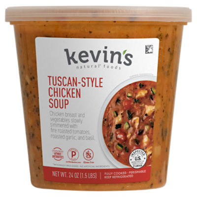 Kevin's Natural Foods Tuscan-Style Chicken Soup, 24 oz