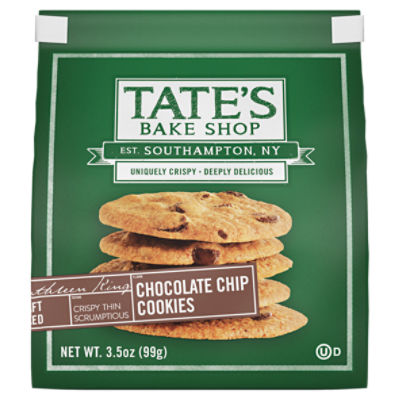 Tate's Bake Shop Chocolate Chip Cookies, 3.5 oz