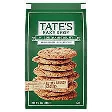 Tate's Bake Shop Cookies, Butter Crunch, 7 Ounce