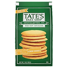 Tate's Bake Shop Cookies, Lemon, 7 Ounce