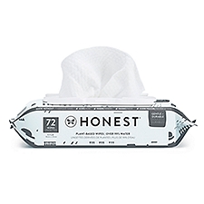 Honest Wipes Plant-Based, 72 Each