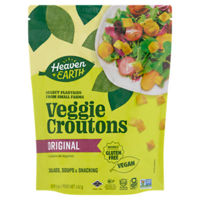 Heaven & Earth Original Veggie Croutons, 5 oz