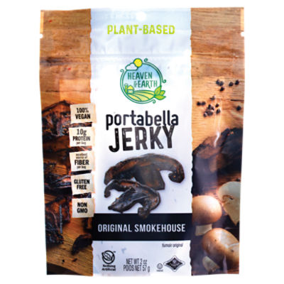 Heaven & Earth Original Smokehouse Portabella Jerky, 2 oz