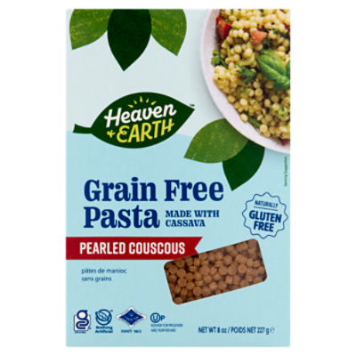 Heaven & Earth Grain Free Pasta Pearled Couscous, 8 oz