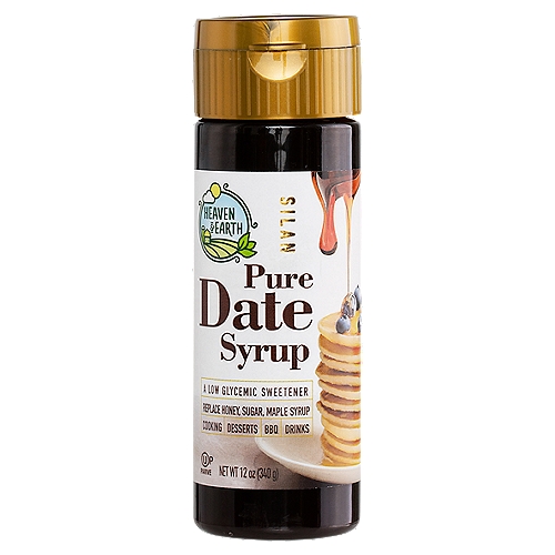Heaven & Earth Silan Pure Date Syrup, 12 oz