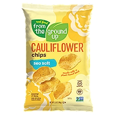 Real Food From the Ground Up Sea Salt Cauliflower, Chips, 3.5 Ounce