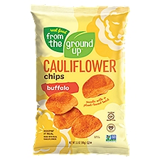 From the Ground Up Cauliflower Chips, Buffalo, 3.5 Ounce