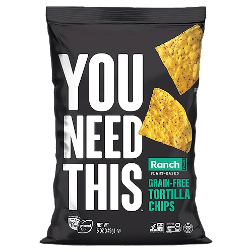 You Need This Ranch Flavor Grain-Free Tortilla Chips, 5 oz
