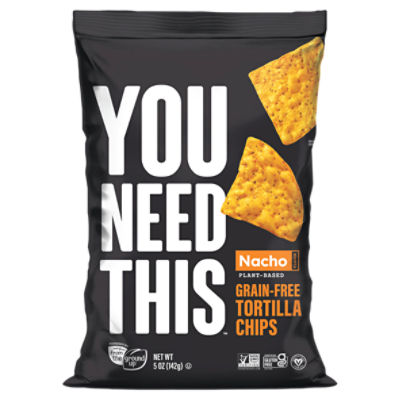 You Need This Nacho Flavor Grain-Free Tortilla Chips, 5 oz