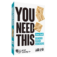 You Need This Sea Salt Almond Flour Crackers, 3.5 oz