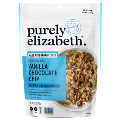 Purely Elizabeth Recipe No. 23 Vanilla Chocolate Chip Ancient Grain Granola, 12 oz