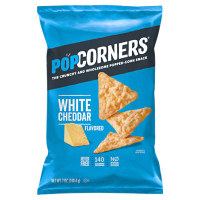 PopCorners White Cheddar Flavored Popped-Corn Snack, 7 oz