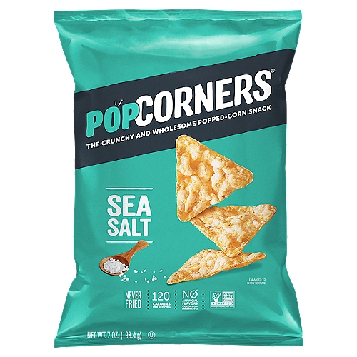 PopCorners Sea Salt Popped-Corn Snack, 7 oz
It's the Simple Things in Life that Bring the Most Joy. Like the Perfect Amount of Sea Salt for a Simplicity that is Bound to Satisfy!