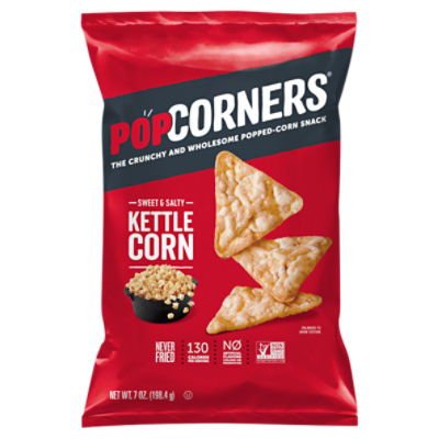 PopCorners Sweet & Salty Kettle Corn Popped-Corn Snack, 7 oz
