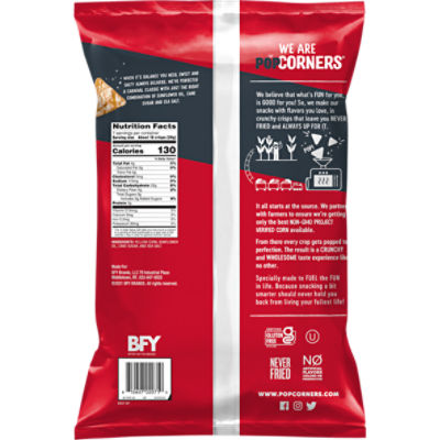 kettle corn popcorners nutrition