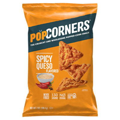 PopCorners Spicy Queso Flavored Popped-Corn Snack, 7 oz