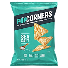PopCorners Sea Salt Popped-Corn Snack, 3 oz