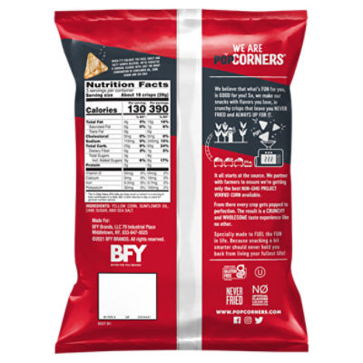 Popcorners Nutritional Information | Blog Dandk