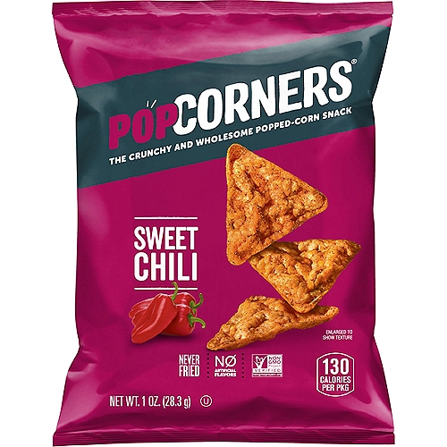 PopCorners The Crunchy And Wholesome popped Corn Snack Sweet Chili 1 Oz
