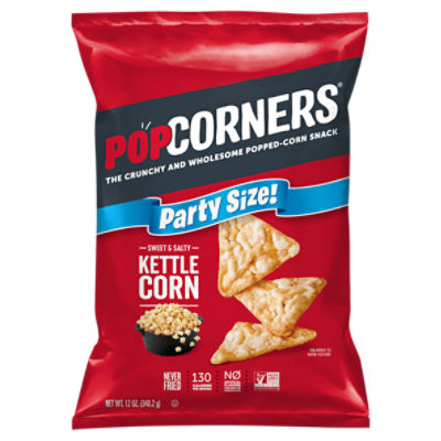 PopCorners Sweet & Salty Kettle Corn Popped-Corn Snack Party Size!, 12 oz