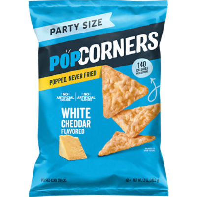 PopCorners White Cheddar Flavored The Crunchy and Wholesome PoppedCorn
