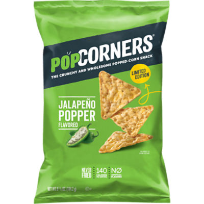 PopCorners Jalapeño Popper Flavored Popped-Corn Snack Limited Edition, 6 1/2oz