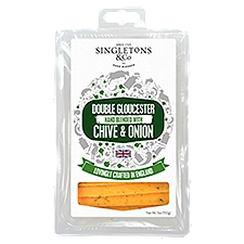 Singletons & Co Chive & Onion, Double Gloucester , 5 Ounce