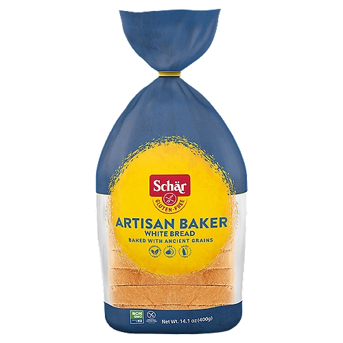 Schär Gluten-Free Artisan Baker White Bread, 14.1 oz 