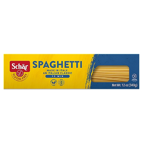 Schär Gluten Free Spaghetti Pasta, 12 oz
Spaghetti