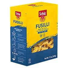 Schär Gluten-Free Fusilli, Pasta, 12 Ounce