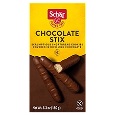 Schär Gluten-Free Chocolate, Stix, 5.3 Ounce