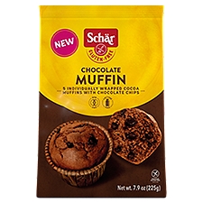 Schär Gluten-Free Chocolate Muffin, 5 count, 7.9 oz