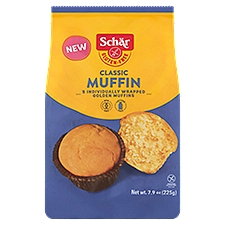 Schär Gluten-Free Classic Muffin, 5 count, 7.9 oz