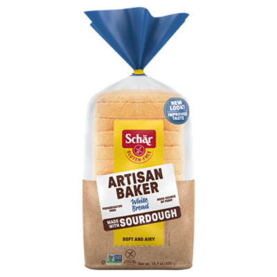 Schär Gluten-Free Artisan Baker White Bread, 14.1 oz, 14.1 Ounce