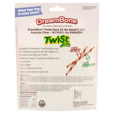 Dreambone twist hotsell sticks chicken