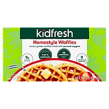 Kidfresh Homestyle Waffles, 10 oz