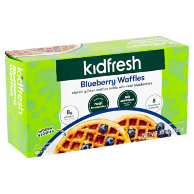 Kidfresh Blueberry Waffles, 10 oz