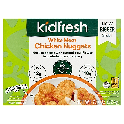 Kidfresh White Meat Chicken Nuggets, 7.9 oz