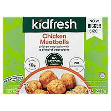 Kidfresh Chicken, Meatballs, 8 Ounce