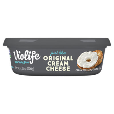 Violife 100% Dairy Free Just Like Original Cream Cheese, 7.05 oz, 7.05 Ounce