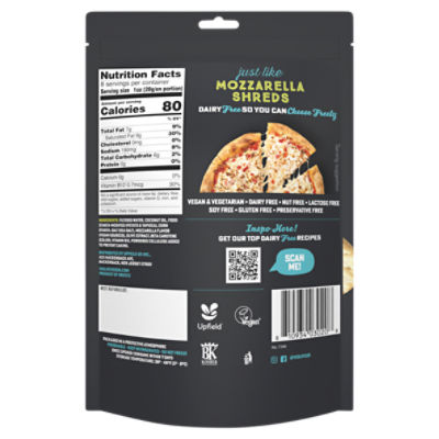 Violife Just Like Mozzarella Shreds Cheese Alternative, 8 oz