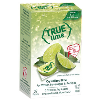 True Lime Crystallized Lime Packets, 32 count, .90 oz