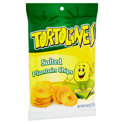 Tortolines Salted Plantain Chips, 2.5 oz