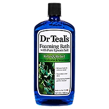 Dr Teal's Foaming Bath, Relax & Relief with Eucalypts, 34 Ounce