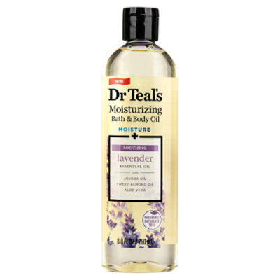 Dr Teal's Lavender Moisturizing Bath & Body Oil, 8.8 fl oz