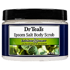 Dr Teal's Epsom Salt Body Scrub, 16 oz, 16 Ounce