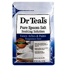 Dr Teal's Pure Epsom Salt Soaking Solution, 4 lbs